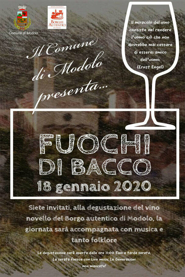 Modolo - vini e falò i fuochi di bacco