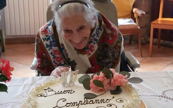 Maria Franca Fara centenaria 107 cuglieri