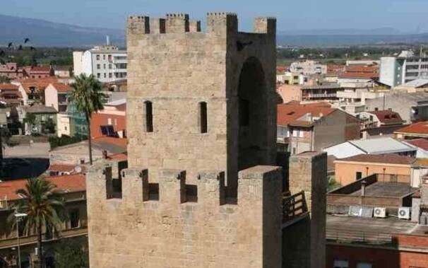 Oristano - torre di san cristoforo - vista da sud