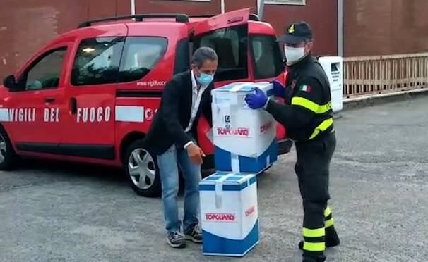 Vigili fuoco ospedale oristano tute