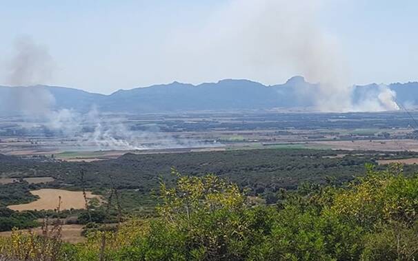 Incendio Arcidano Uras