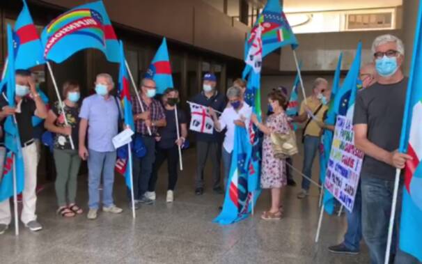 Protesta sindacati - Foto Uil Pensionati