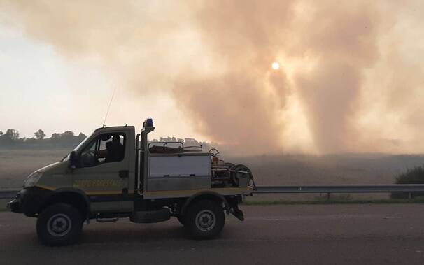 Santa Giusta - incendio cantoniera 4