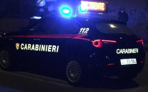 Carabinieri incidente notte