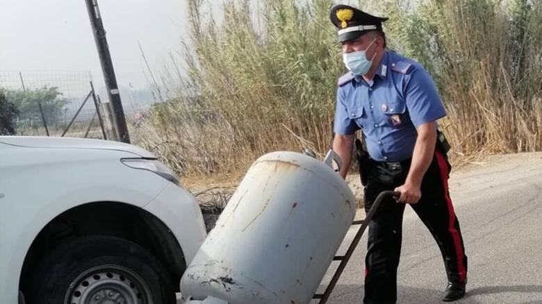 Incendio Montiferru - Planargia - impegno carabinieri