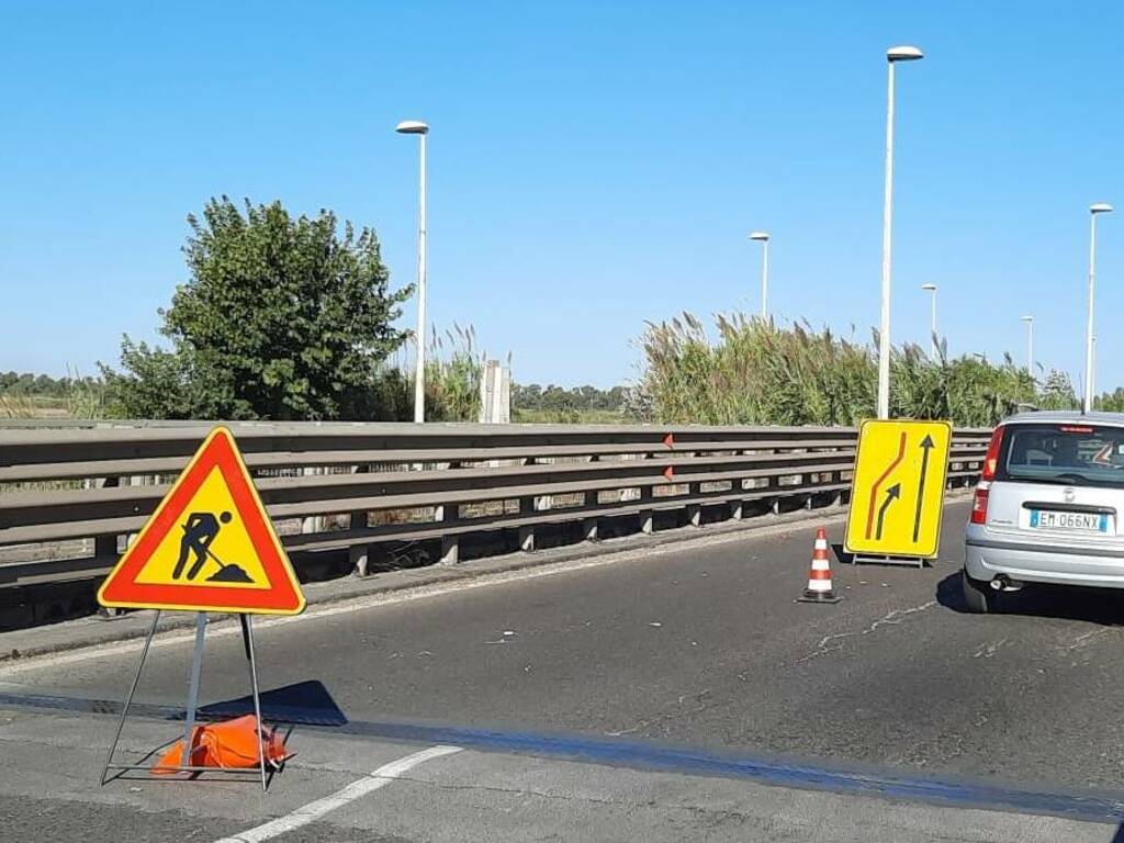 Ponte sul Tirso, una corsia chiusa per controlli di sicurezza