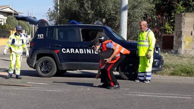 Incidente stradale carabinieri 