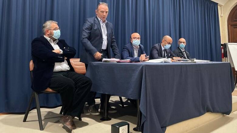 Riunione sanità Cagliari Emiliano Deiana, Andrea Lutzu, Mario Nieddu