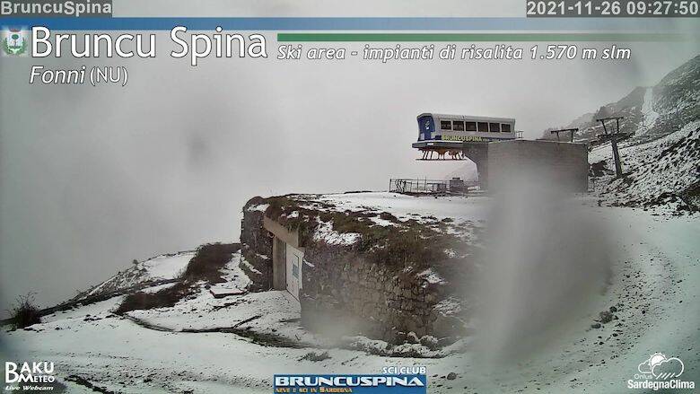 Neve Bruncu Spina Fonni Sardegna clima