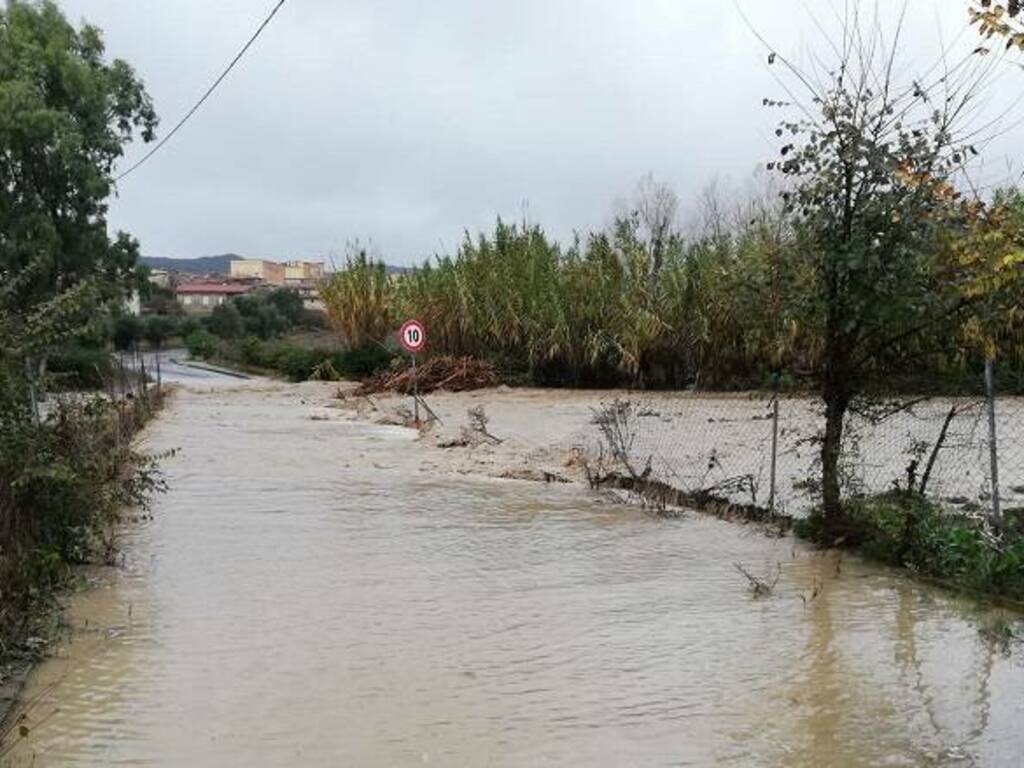 Corso d'acqua esondato a Masullas bis