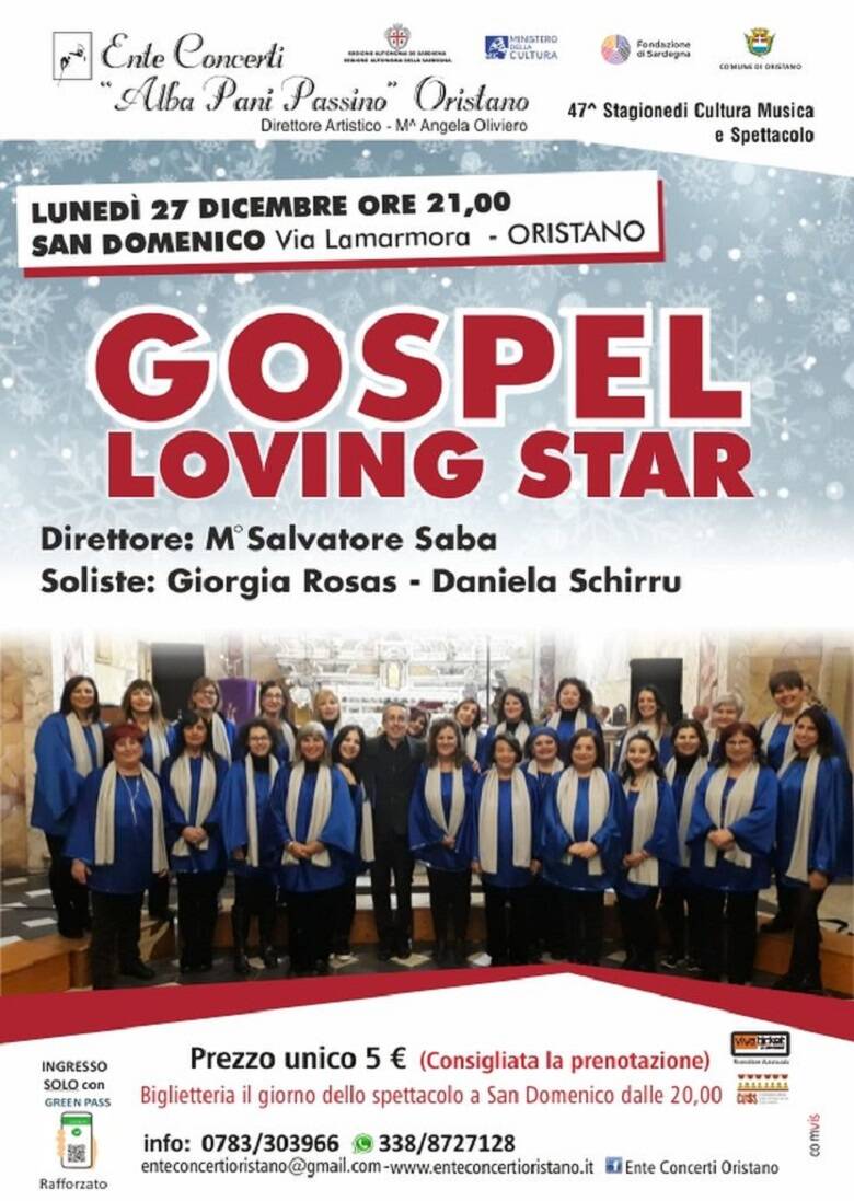 locandina concerto coro gospel Ente Concerti