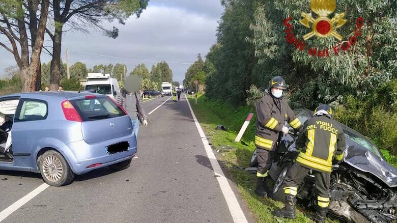 Guspini incidente stradale