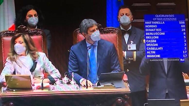 Camera Fico Casellati Mattarella presidente della repubblica elezione