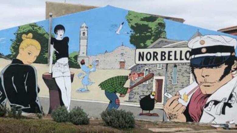 Murale del Parco del Fumetto di Norbello - Foto Matteo Manca