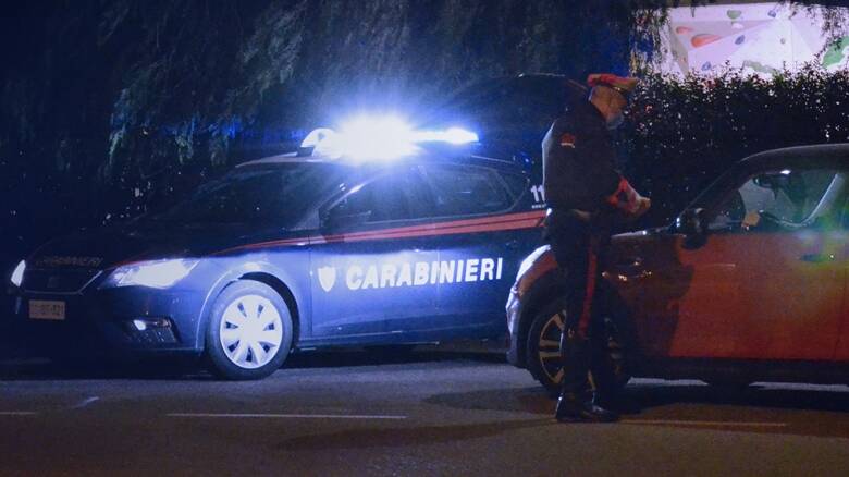 Carabinieri - fermo - notte