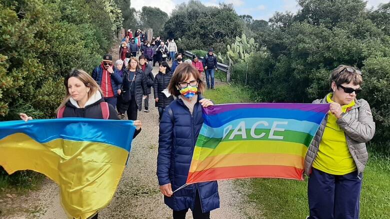 La marcia per la pace da Soddì a Tadasuni