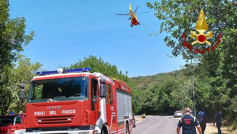 Nughedu incidente stradale elisoccorso