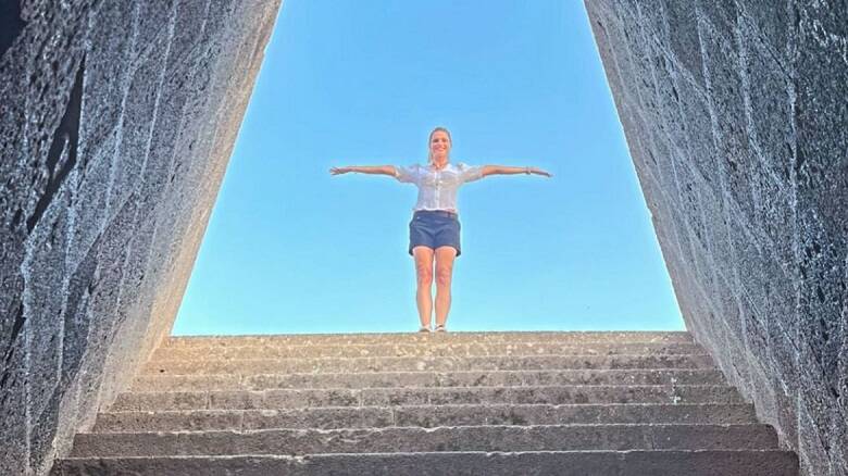 Michelle Hunziker a Santa Cristina - Foto Instagram @therealhunzigram