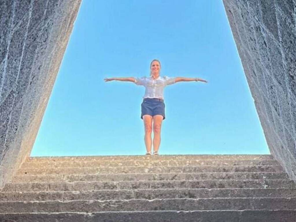 Michelle Hunziker a Santa Cristina - Foto Instagram @therealhunzigram