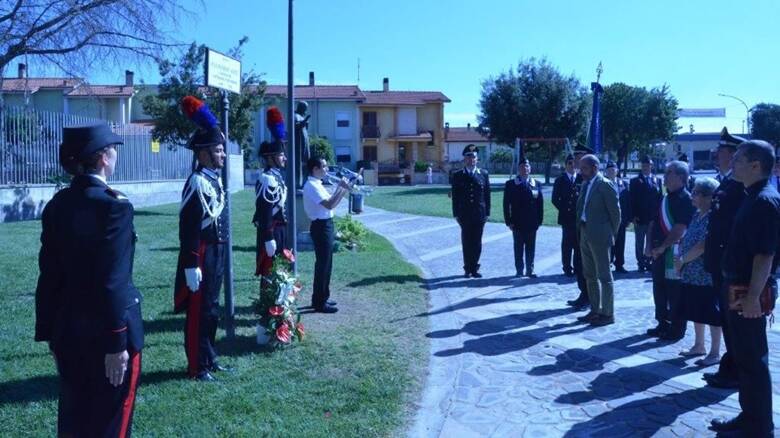 Mogoro - commemorazione Palmerio Ariu - Carabiniere