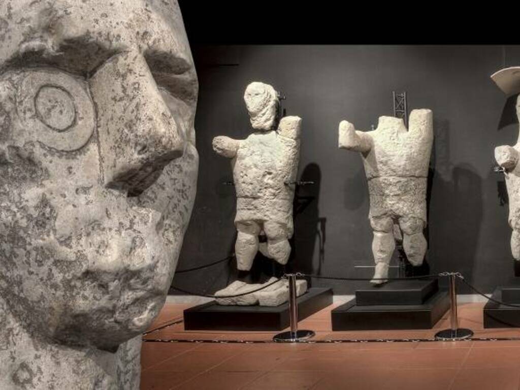 I Giganti esposti al Museo Civico Archeologico di Cabras - Foto Nicola Castangia
