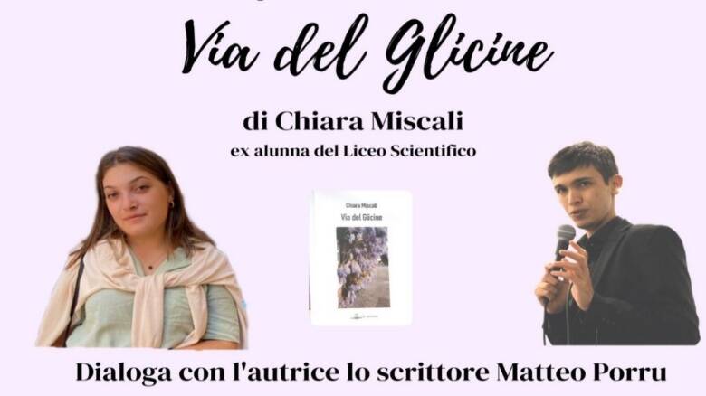 Presentazione del libro "Via del Glicine" di Chiara Miscali al liceo scientifico di Ghilarza