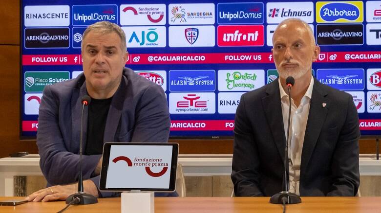 Anthony Muroni e Mario Passetti - Foto Ufficio Stampa Cagliari Calcio