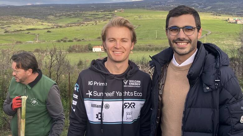 L'ex pilota di Formula 1 Nico Rosberg a Sennariolo