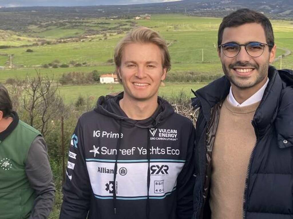 L'ex pilota di Formula 1 Nico Rosberg a Sennariolo