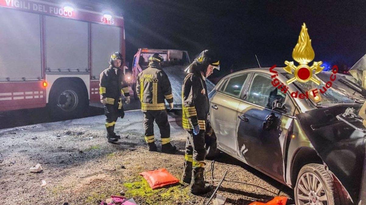 Incidente stradale sulla 131