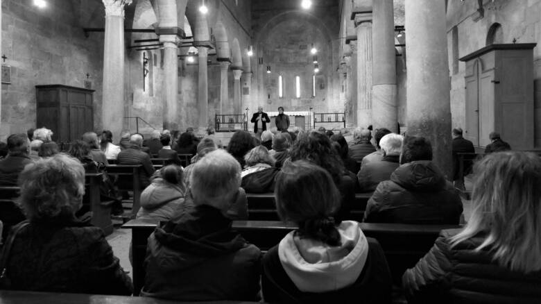 Salvatore Garau - inaugurazione opere Basilica Santa Giusta