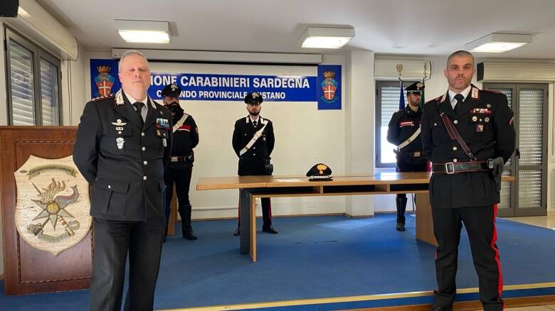 Carabinieri - conferenza stampa rapina