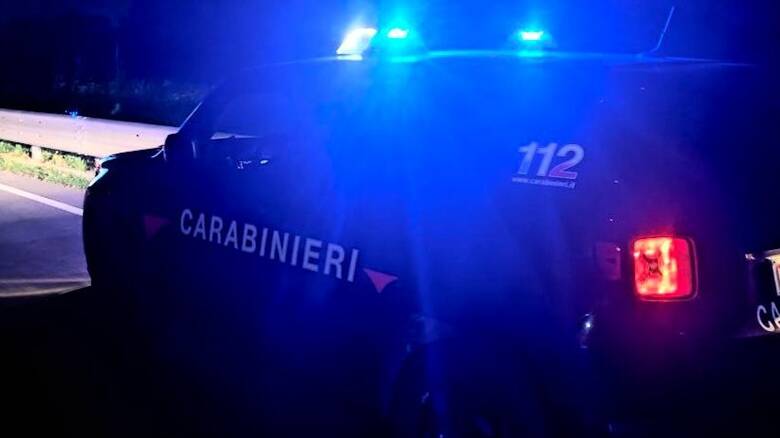 Carabinieri - notte - statale