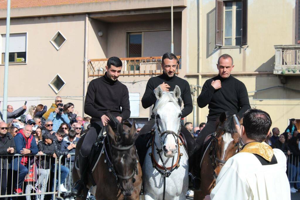 Sartiglia 2024 - Benedizione dei cavalieri - Parrocchia di Sant'Efisio - Oristano