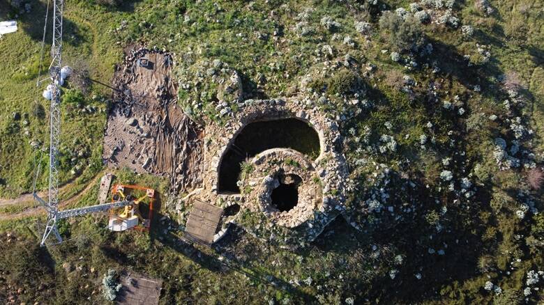 Il nuraghe di Santu Miali - Foto Soprintendenza di Cagliari