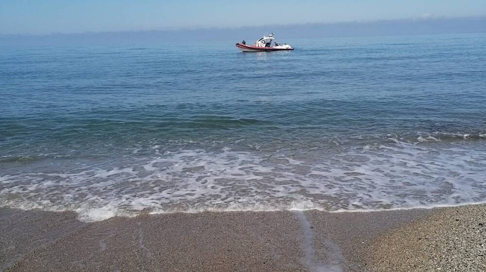 Piscinare Arbus spiaggia mare motovedetta capitaneria oristano inquinamento
