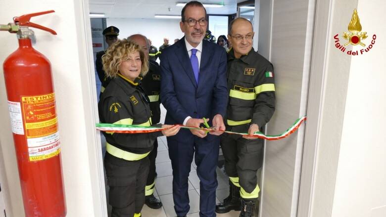 Inaugurazione ala didattica vigili del fuoco nuoro