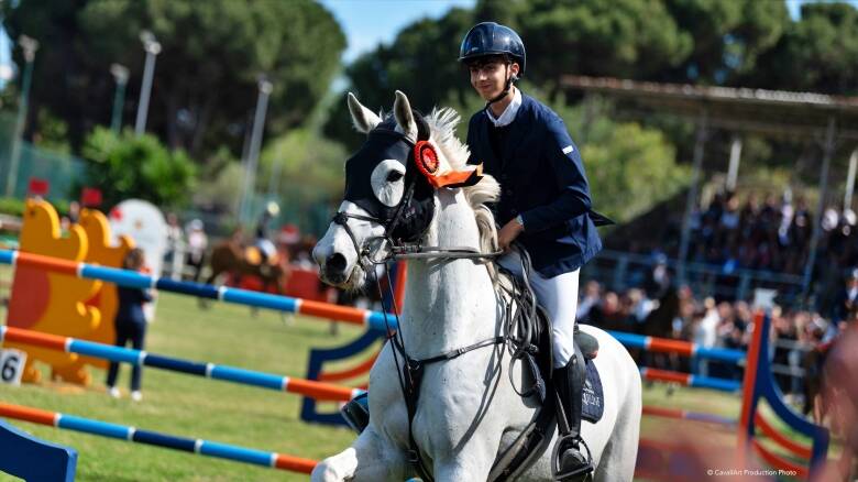Equitazione - Giro d'onore per Nicolò Cocco e Carucho, photo CavallArt Production