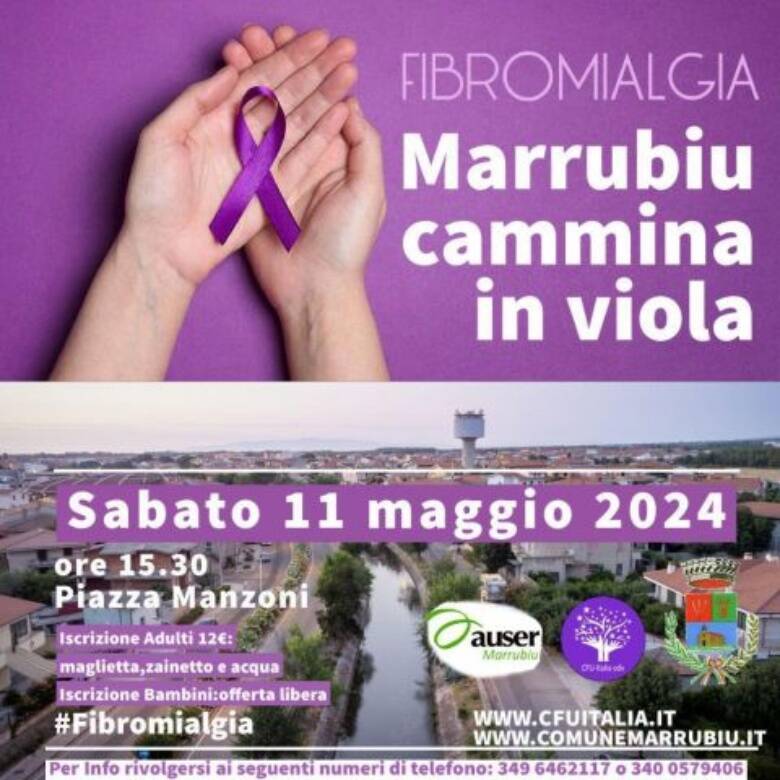 Locandina iniziativa fibromialgia Marrubiu