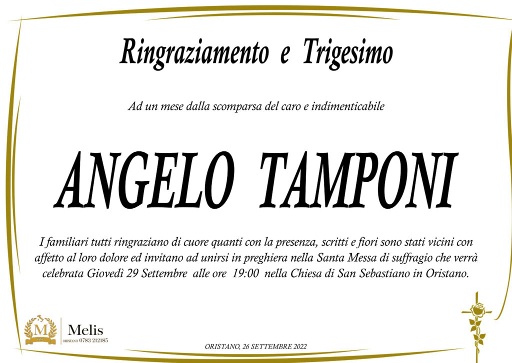 ANGELO TAMPONI