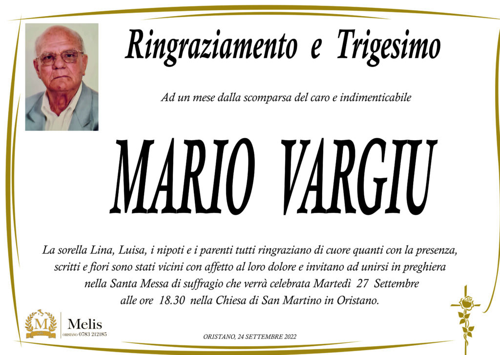 MARIO VARGIU